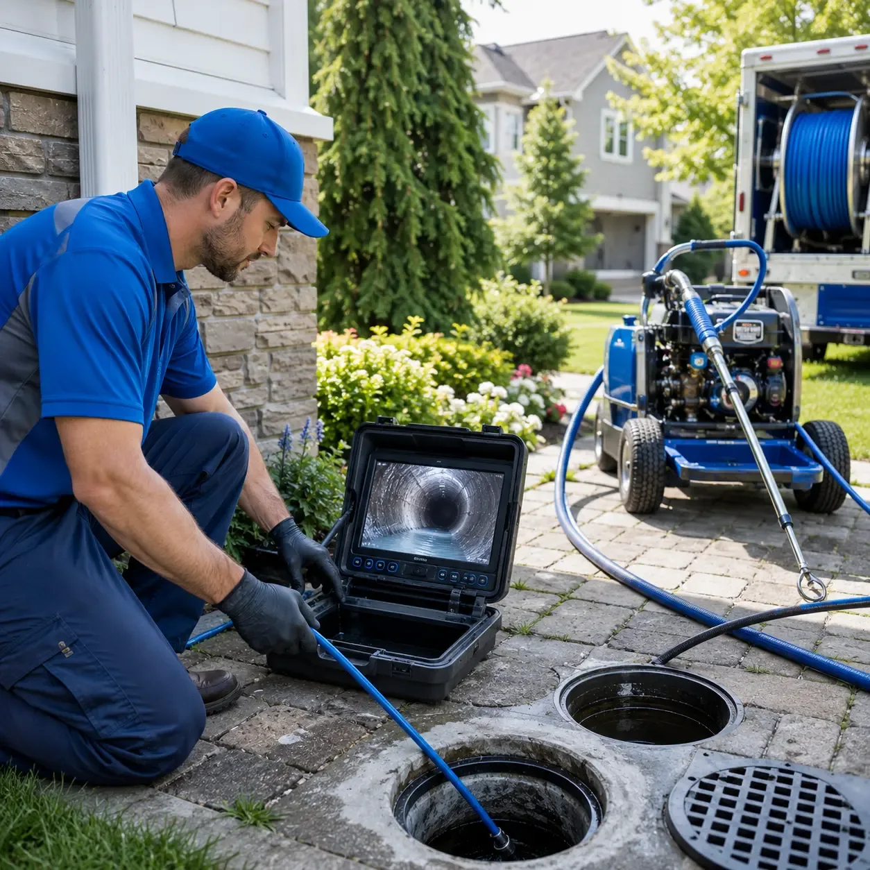 Outdoor drain cleaning professionals serving Oakland, MI